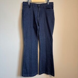 Anatomie Denim Flare Leg Jeans Women's Size L‎ Dark Wash Career Casual Stretchy